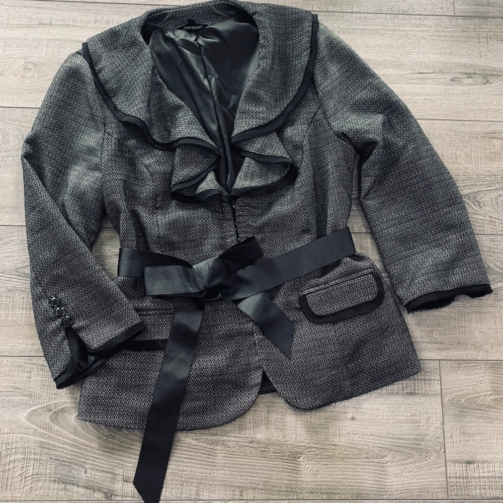 Black and White Blazer
